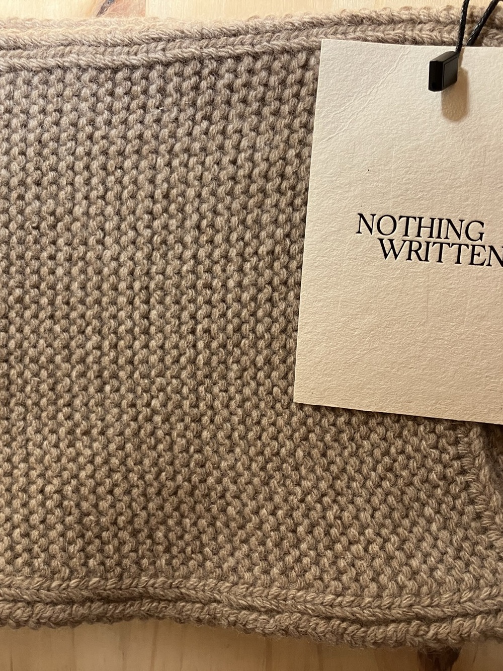 Nothing Written Liky Muffler Brown (Limited Edition) NWT